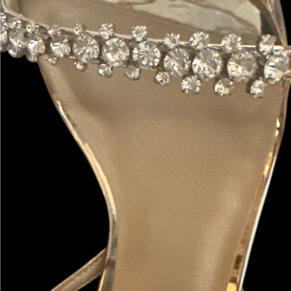 Moda Rope Gold Embellished Heels - Picture 4 of 6